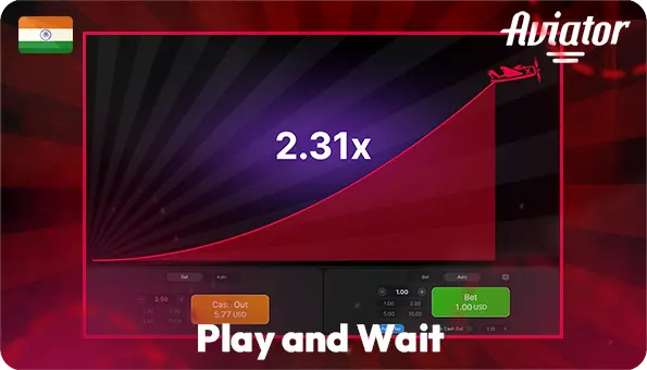 Watching the Aviator Aeroplane Fly on Schedule and Waiting to Do a Cache out